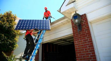 Installation. Photo courtesy of Renovate America, which operates HERO PACE.