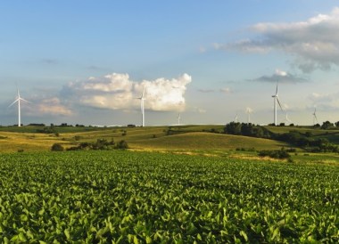 Wind farm. Siemens photo.