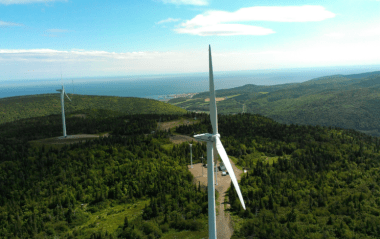 The TechnoCentre éolien operates an R&D test site with a wind-diesel-storage microgrid.