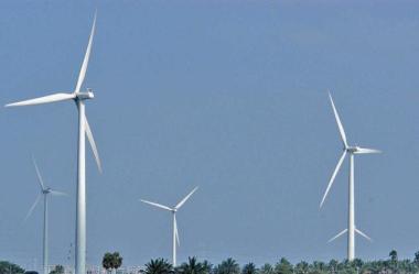 Most of the wind turbines installed till the year 2000 are below 500 kW capacity. The Hindu file photo.