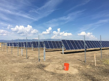 Clear Spring Ranch Solar Array. Courtesy: Amy Trinidad, Colorado Springs Utilities.