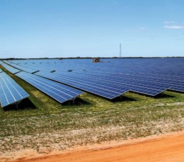 Solar farm in Australia.