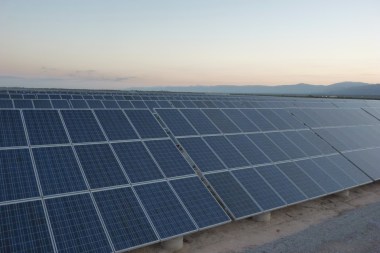 Solar farm in Argentina. Photo by sustentator. CC-2.5-SA. Wikimedia Commons.