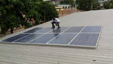 The 2.25 kW solar photovoltaic facility donated by NiFEG to Kaduna State University.