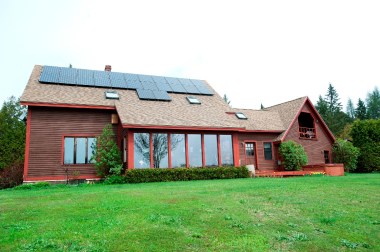SunCommon solar home in Caledonia County (Courtesy photo)
