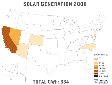 Growth of solar generation - please click on the image to enlarge it.