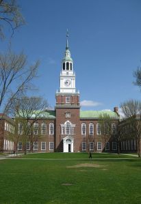 Baker Library at Dartmouth College. (Photo by Gavin Huang. CC BY SA. Wikimedia Commons)