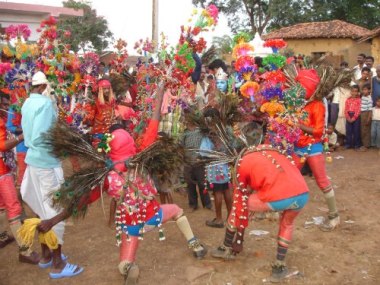 Famous Raut Nacha festival of Chhattisgarh, India. (Photo by Pankaj Oudhia. CC BY SA. Wikimedia Commons)