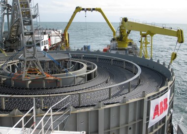 HVDC cable installation (Credit: ABB)