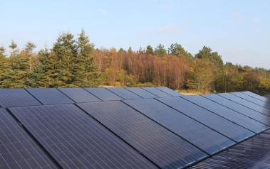 Solar system in Denmark. Author: Peter Leth. License: Creative Commons, Attribution 2.0 Generic.