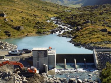 The Allison Creek Hydroelectric Project (Courtesy Copper Valley Electric)