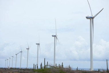 The Vader Piet wind farm in Aruba (Justin Locke)