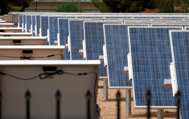 Solar array in Arizona