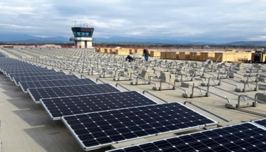 Solar array in Burlington (Burlington Electric Department photo)