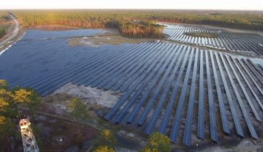 Solar farm at Fort Stewart  (Image: Lt Col Brian Fickel, 3rd Infantry Division)