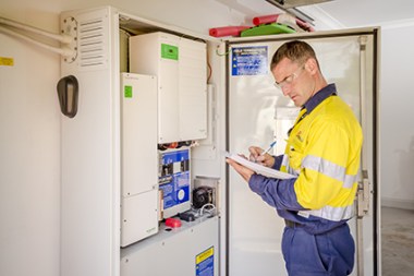 AGL virtual power plant installation (AGL image)