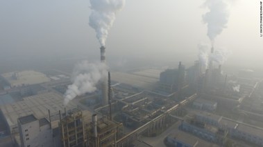 Smoke from a Tianjin factory