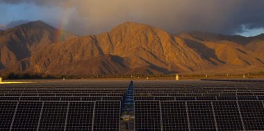 Solar array at Borego Springs