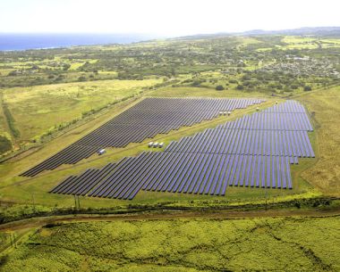 Solar farm in Koloa (Courtesy of SolarCity)