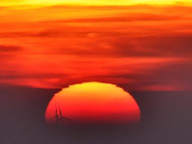 Natural disasters triggered by climate change have doubled in frequency since the 1980s, the report warns AFP/Getty