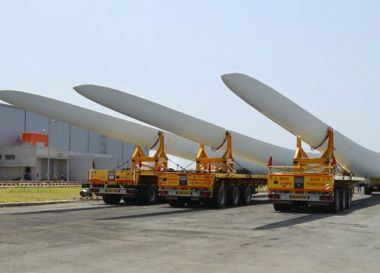 Wind turbine blades (Image: LM Wind)