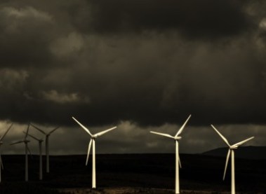 Dark times on a wind farm